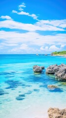 Fototapeta premium Okinawa japan outdoors horizon nature.