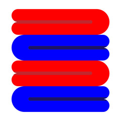 Obraz premium Blanket Vector Flat Icon Design