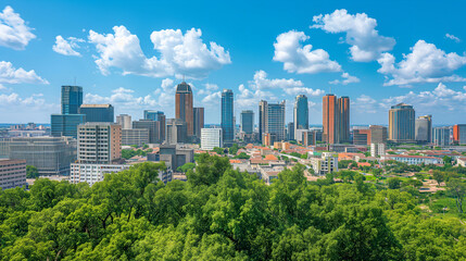Green Oasis in Lagos: Trees Embrace the City's Business District