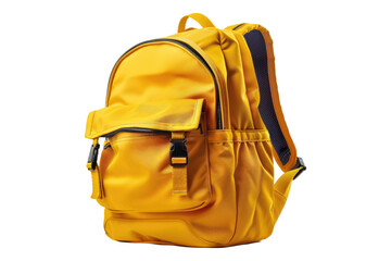 School bag isolated on transparent background