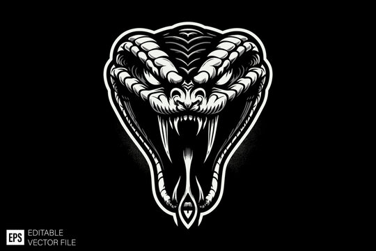 Illustration of snake vector design