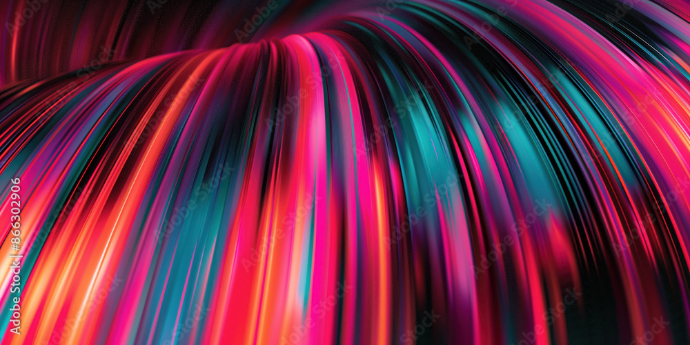 Poster abstract illustration of singularity concept. origin of life. space and science. background image. c