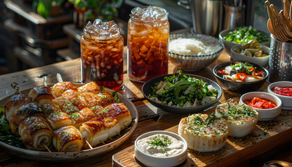 Fototapeta premium food background