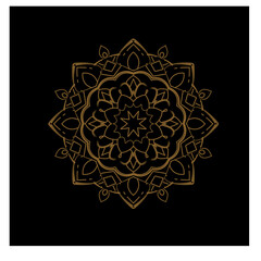 mandala gold wallpaper background