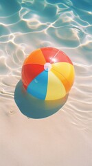 Obraz premium Beachball summer outdoors sports.