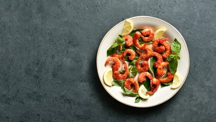 Spicy thai basil shrimp