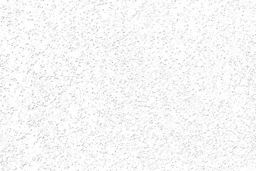 Black texture on white. Worn effect backdrop. Old paper overlay. Grunge wall background. Abstract gray pattern. Vector illustration. EPS 10.