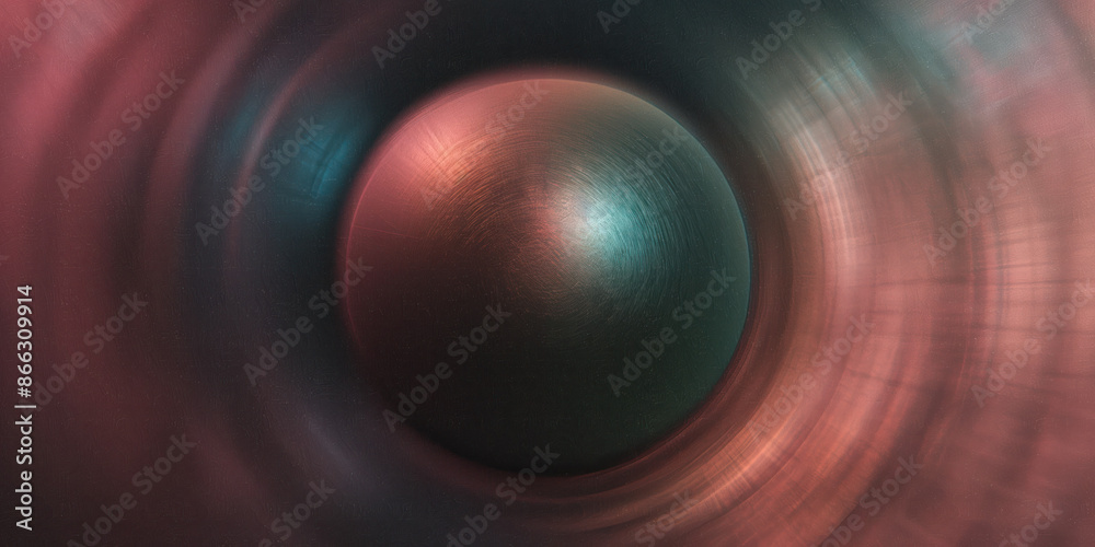 Poster abstract illustration of singularity concept. origin of life. space and science. background image. c