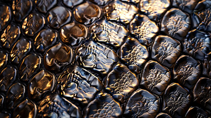 Python dragon scales dark brown skin texture background fantasy pattern wallpaper 