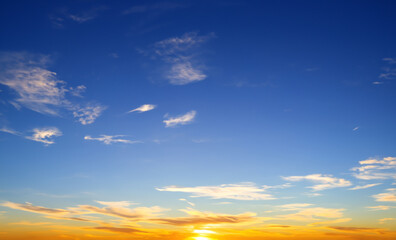 Naklejka premium sky and clouds