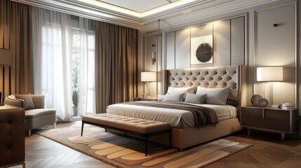 interior of bedroom, hotel bedroom, cozy bedroom, comfy bedroom, luxury home interior