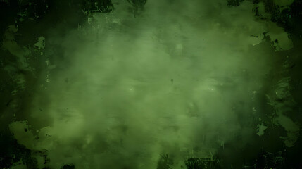 Abstract vintage green splash design background with dark borders
