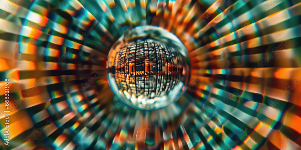 Poster abstract illustration of singularity concept. origin of life. space and science. background image. c