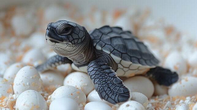 turtle and eggs