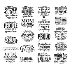 20 Grandma SVG Bundle