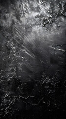 Obraz premium Edgy black grunge background with scratches and worn texture, ideal for urban designs.
