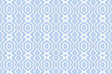 Abstract Seamless Geometric Light Blue and White Pattern.