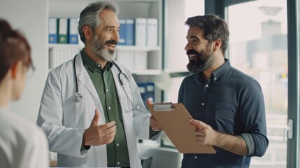 Fototapeta premium The doctor and the patient