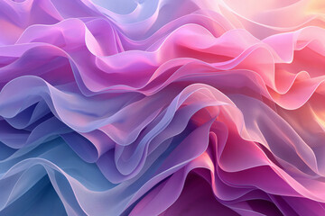 Obraz premium Abstract wavy Pastel color graident background