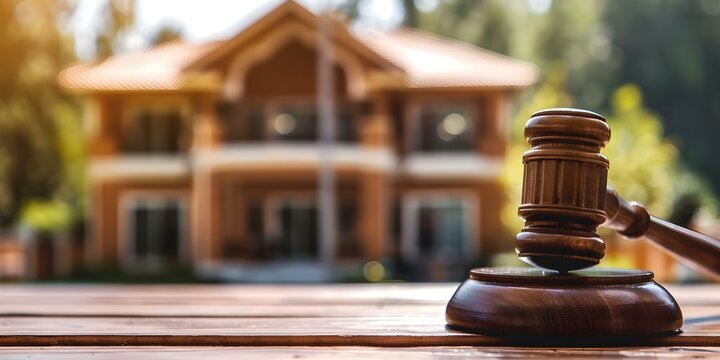 Real estate auctions involve selling properties for profit and tax purposes. Concept Real Estate Auctions, Property Sales, Profit Strategies, Tax Implications