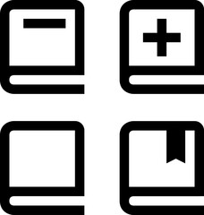 Fototapeta premium modern thin-line icons. Outline isolated signs for mobile and web