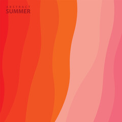 Abstract background design with summer color theme, with wavy patterns,Abstract summer wave background,
