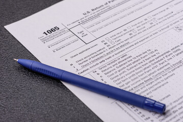 IRS Form 1065 US Return of Partnership Income blank