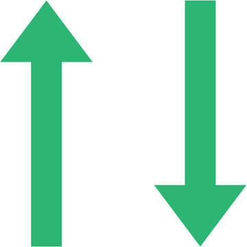 Arrows Verticel icon design