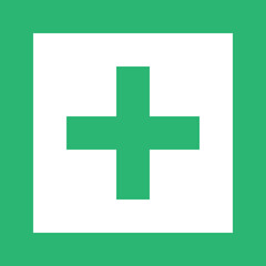 Square Plus icon design