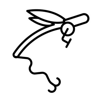 recommend clip art: Fly Fishing line icon