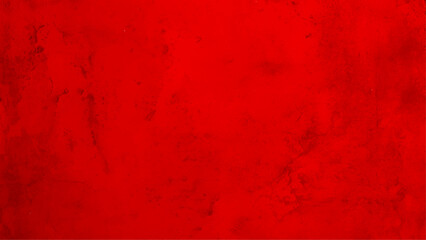 Red in grunge style for portraits, posters. Grunge textures backgrounds. Abstract grunge cracked concrete wall. Dark red abstract background And gradual change in soft colors and light in the middle. 