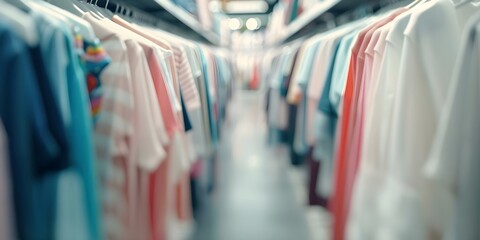 Fast fashion a troubling trend of overconsumption in the fashion industry. Concept Fast fashion, overconsumption, environmental impact, ethical fashion, sustainable alternatives