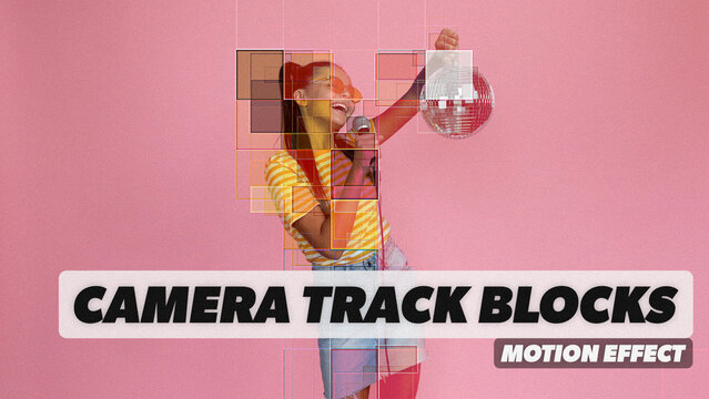 Camera Track Blocks Procedural Motion Effect 