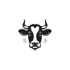 Cow head Vector Illustration