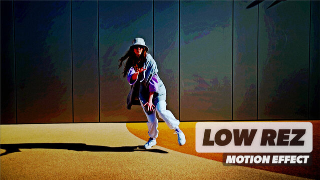 Low Rez Procedural Motion Effect 
