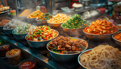 Obraz premium food background