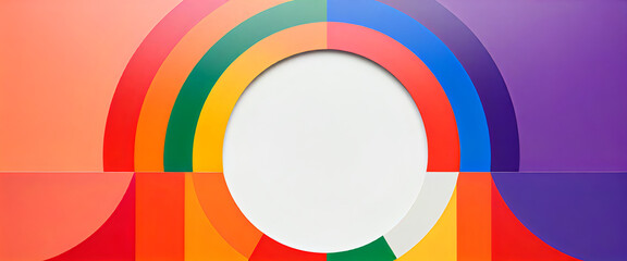 Fototapeta premium illustrazione con elementi geometrici a tema minimalista astratto contemporaneo