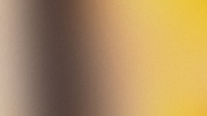 Abstract grainy texture gradient background fading from brown to yellow