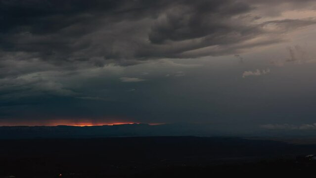 Night to Day Stormy Sunrise