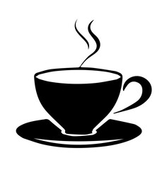 Coffee Cups Silhouettes Collection vector