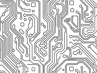 One-Line Circuit Maze: Explore the Intricate Path of an Electric Labyrinth