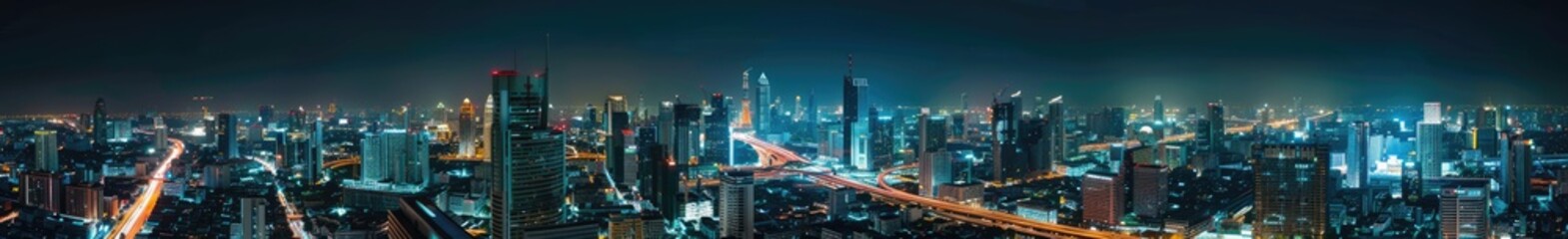 Bangkok Cityscape at Night
