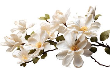 Anise Magnolia flower on transparent background 