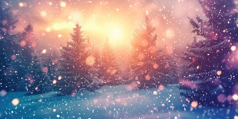 Naklejka premium Digital Transformation in Winter Wonderland