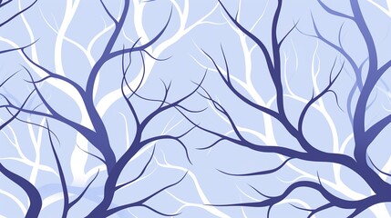 Clean and minimalist botanical nature inspired abstract design