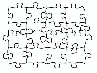 One-Line Puzzle: An Interlocking Harmony of Perfectly Aligned Pieces