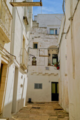 La città bianca di Cisternino, Brindisi, Puglia. Italia