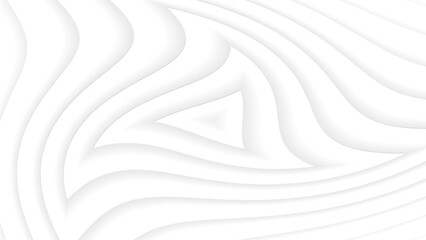 abstract liquid  flowing in gray color 4k illustration on white background.