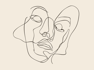 Minimalist Elegance: One-Line Symbolic Abstraction in Black on White