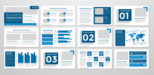 business presentation editable print template design with minimalist and simple layout style use for company profile and business annual report